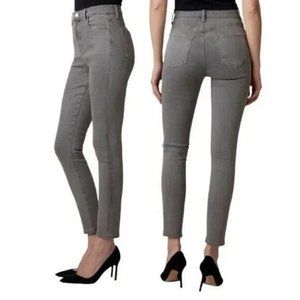 J Brand Womens Gray Jeans Leenah High Rise Waist Ankle Skinny Pants Size 30‎